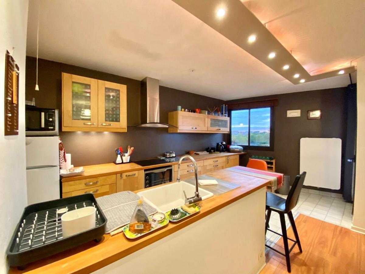 Ferienwohnung La Garonne - T3 Avec Parking Prive Toulouse Exterior foto